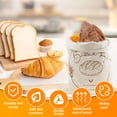 thumbnail image 2 of 3 Pcs Bread Bags with Drawstring and TPU Lining Reusable Bread Storage Bags Linen Sourdough Bread Bags Portable Sourdough Storage Bag for Homemade Bread Sourdough, 2 of 10