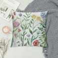 thumbnail image 2 of Creowell  Spring Floral Throw Pillow Covers Garden Flowers Birds Decorative Pillows Soft  Outdoor Cushion Cases for Couch Sofa Bed Home Decor, 2 of 5