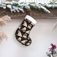 thumbnail image 6 of Balery French Bulldog Pattern Christmas Stockings with Initials, 18" Large Knit Christmas Stocking,Xmas Stocking for Kids, Holiday and Family Stocking, 6 of 7
