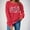 Red, variant on Valentines Sweatshirts for Women Cute Crew Neck Sweatshirt Heart Print Long Sleeve Shirt Fashion Trendy Outfits