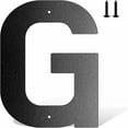 thumbnail image 2 of Household Pendant, Ongmies 6 Inch Metal House Number Metal Letters House Address Number House Numbers for Outside Mailbox Numbers for Outside Black Modern Metal Numbers and Letters, G, 2 of 8