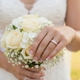 thumbnail image 5 of Mauli Jewels 1 Carat White Diamond Engagement Ring for Women – Wedding Band in 14K Solid Rose Gold, 5 of 9
