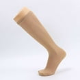 thumbnail image 4 of ManxiVoo Unisex Graduated Compression Socks Knee High for Calf and Foot Support with Comfortable Design L Size Beige, 4 of 4