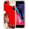thumbnail image 5 of For Apple iPhone 14 (6.1") Floral Patterns Design Clear TPU Silicone Shock Absorption Bumper Slim Hard Back Phone Case Cover by Xpression - Flowers & Butterfly, 5 of 9