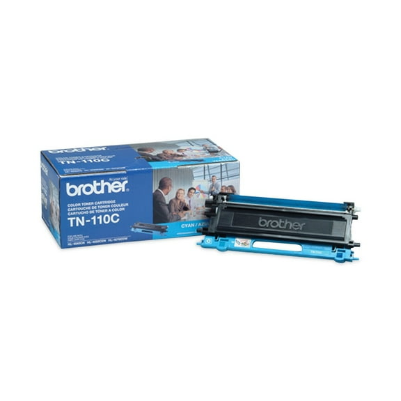 Brother TN110C Cyan Toner Cartridge, Approximate 1,500 Page Yield