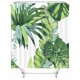 thumbnail image 5 of Cortina de ducha impermeable de alta calidad con ganchos para baño - Diseño con plantas verdes 7, 5 of 8
