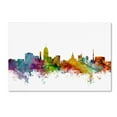 thumbnail image 2 of Trademark Fine Art "Lansing Michigan Skyline" Canvas Art by Michael Tompsett, 2 of 4