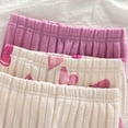 thumbnail image 5 of Shadoumai Toddler Baby Girl Valentine’s Day Outfits Heart Print Pullover Sweatshirts & Pants Set Fall Winter Clothes, 5 of 9