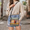 thumbnail image 5 of Tutolipy Horse Aztec Pattern Shoulder Bag, Easy to Carry Sling Bag PU Leather Adjustable Strap Ladies Shoulder Bag for Travel Short Trips, 5 of 7
