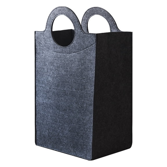 Yyuenw Felt Laundry Basket, Foldable Laundry Basket, Lightweight and Portable, Ideal for Dorm Room and Bathroom