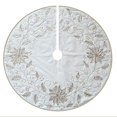 thumbnail image 2 of Kurt S. Adler TS0223 54 in. Ivory Holly Tree Skirt, 2 of 4