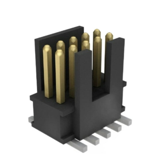 Pack of 4 FTSH-105-01-F-DV-K-TR Connector Header Surface Mount 10 position 0.050 (1.27mm)
