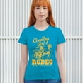 thumbnail image 4 of Country Girl Rodeo T-Shirt Vintage Cowgirl Women's Tee, 4 of 7