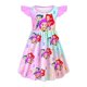 thumbnail image 1 of Moonsky Girls Kpop Demon Hunters Pajamas Dress One Piece Summer Dress Demon Hunters Suit Pop Singer for 2-12 Years Kids(120#Purple Pink), 1 of 2