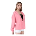 thumbnail image 2 of Sudadera Mujer Casual Moda Con Capucha Color Sólido Chamarra, 2 of 6