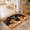 Black, Yellow, variant on Area Rugs 2x3,Fall Squirrels Thanksgiving Pumpkin Non Slip Washable Rug Indoor Carpet Soft Floor Rugs for Home Living Room Bedroom Dining Room Office