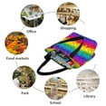 thumbnail image 6 of Sikiie Bright Rainbow Shoulder Bag Casual Hobo Crossbody Tote Bag for Women and Men Large Purse Messenger Bag Travel Work, 6 of 6
