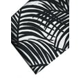 thumbnail image 4 of Table Trends Umbrella Tablecloth with Hole and Zipper Kauai Black White Fabric 60 x 84 Rectangle, 4 of 6