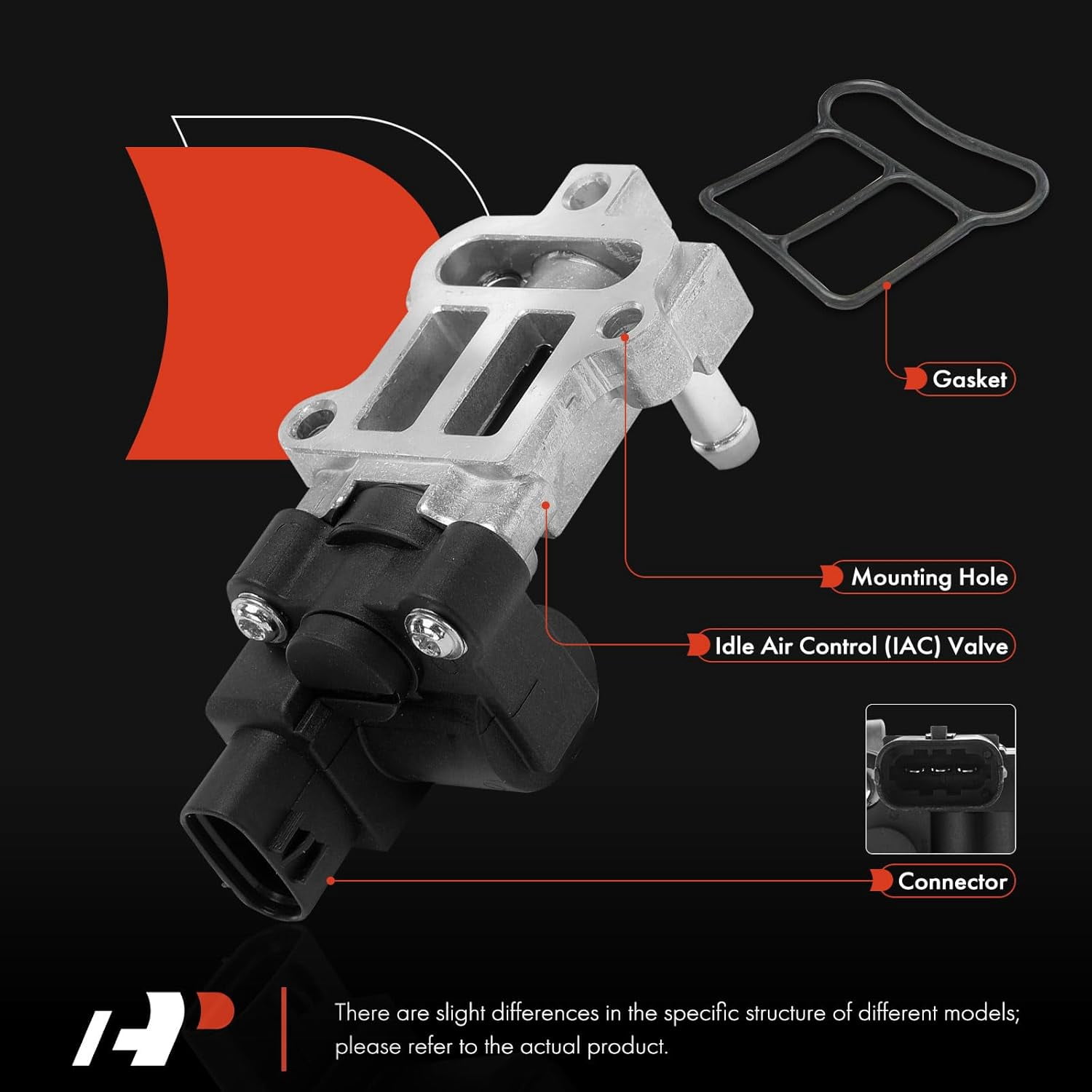 A-Premium Fuel Injection Idle Air Control Valve Compatible with Honda Civic 2001 2002 2003 2004 2005, Manual Transmission