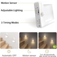 thumbnail image 2 of Luz nocturna LED, luz nocturna para niños montada en la pared automática Plug-and-Play con sensor de movimiento y sensor de luz para habitación de bebé/sala de estar/garaje/baño/pasillo, blanco cálid JAMW Sencillez, 2 of 5