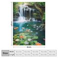 thumbnail image 4 of Pratyus Fall Decor Waterfall Scenery Throw Blanket - Soft Cozy Plush Blanket for All Seasons, Gifts for Women and Children 50x60in, 4 of 6
