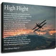 thumbnail image 2 of High Flight Poem By John Gillespie Magee Jr Poster Canvas Wall Art Home Wall Decor Bedroom Aesthetic Art Prints Posters Decorations, 2 of 10