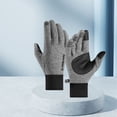 thumbnail image 2 of Guantes cálidos de invierno Pantalla táctil Térmicos Hombres Mujeres, Forro gris l Sunnimix Guantes de invierno, 2 of 7