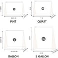 thumbnail image 2 of Variety Slider Storage Bags, 4 Sizes- 145 Count, Expandable Bottom, Microwave-Safe, Zero BPA, 2 of 7