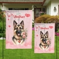 thumbnail image 4 of Happy Valentine's Day German Shepherd holding flowers Garden Flag 12x18in Double Sided Alsatian Dog Lover Gifts Outdoor Decor - 3005, 4 of 5