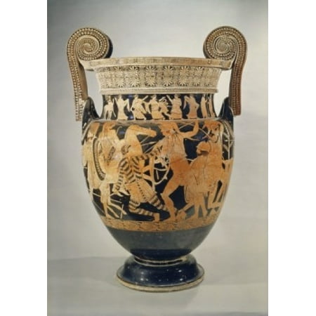 Panatenaic Amphora Vase Greek Art Museo Archeologica Naples