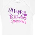 thumbnail image 4 of Inktastic Purple Happy Birthday Mommy Boys or Girls Baby Bodysuit, 4 of 5