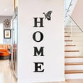 thumbnail image 6 of WSBArt 1 Set Wall Decor Home Letter Signs Acrylic Mirror Wall Stickers Wall Decorations for Living Room Bedroom Home Decor Wall Decals (Black, 39.37" X 13.74"), 6 of 9