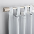 thumbnail image 3 of Sun Zero Brant Energy Saving Blackout Tab Top Curtain Panel, 40"X95", White, 3 of 9