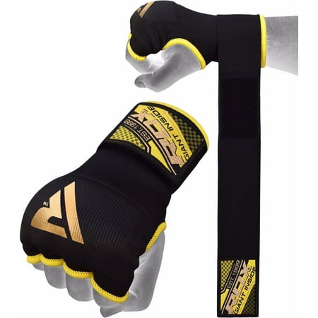 RDX MMA Boxing Inner Gloves, Black, Large (Best Boxing Inner Gloves)