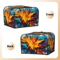 thumbnail image 3 of Balery Colorful Paint Print Pattern Oven Cover Kitchen Bread Machine Protector, 4 Slice Toaster Cover for Home, Anti Dust Fingerprint Coaster Cover, 3 of 7