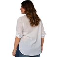 thumbnail image 3 of Camisa oversize talla extra, modelo 0707 (Blanco) blanco 36 Roman Fashion Camisa extra 0707, 3 of 6