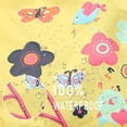 thumbnail image 5 of Oudiya Girls and Kids Waterproof Rain Jacket Toddler Lightweight Cotton Lined Raincoats with Hood Floral Rain Gear, 5 of 8