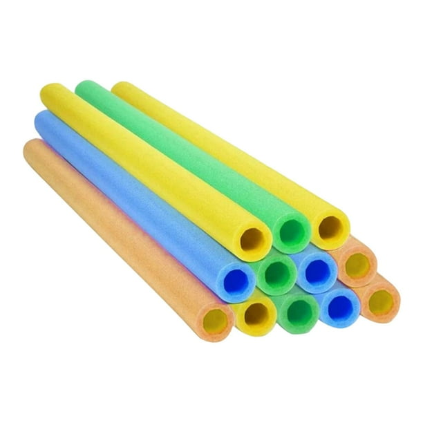 12 fundas protectoras de espuma para postes de trampolín, colores llamativos, longitud 40 cm Estilo E