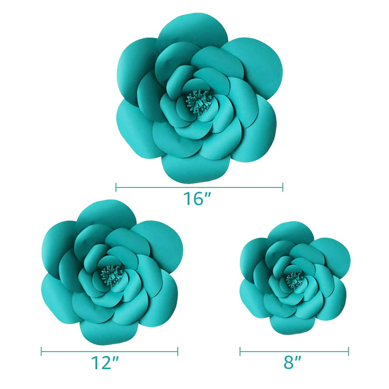 Paper Flower Template Kit Flower Crafting Decorations for Wedding