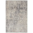 thumbnail image 2 of Nourison Rustic Textures Abstract Ivory/Silver 5'3" x 7'3" Area Rug, (5x7), 2 of 8