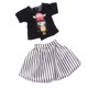 thumbnail image 1 of Ropa de Muñeca Yotijar Camisola de Rayas Cortas Decoración Para Muñeca de Negro Trajes de trajes de muñeca, 1 of 8