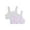 Floral / Gray, variant on Girls Cotton Bra, 2-Pack, Sizes S-XXL