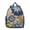 Blue-23, variant on Colorful Symmetrical Plaid Stripes Breathable Padded Adjustable Daypack