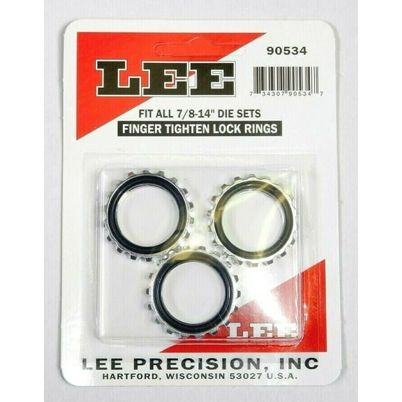 Lee Die Lock Rings, Package of 3~90534