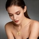 thumbnail image 5 of Collar con colgante de cabeza de caballo, collar con dije de silueta de caballo, collar con animal del zodiaco para mujeres y hombres, joyería, regalo para San Valentín y cumpleaños., 5 of 7