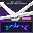 thumbnail image 4 of Wireless BT LED Creative Pickup Quantum Light DIY Indoor Wall Ambient Light Free Splicing Backlighting 16 Million Colors APP Control, 4 of 9