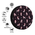 thumbnail image 3 of Bingfone Poodle Dog Spare Tire Cover Weatherproof Universal Wheel Protectors for RV Camper Travel Trailer SUV Truck-15 inch, 3 of 8