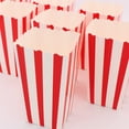 thumbnail image 5 of Mini Paper Popcorn Box,36Pack Flat Bottom Paper Popcorn Food Containers,Mini Stripes Boxes,QZS Movie Night Supplies for Home,Party, 5 of 6