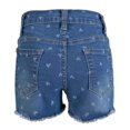 thumbnail image 2 of Short George Talla 14 Mezclilla con Estampado Corazones Azul Medio, 2 of 4