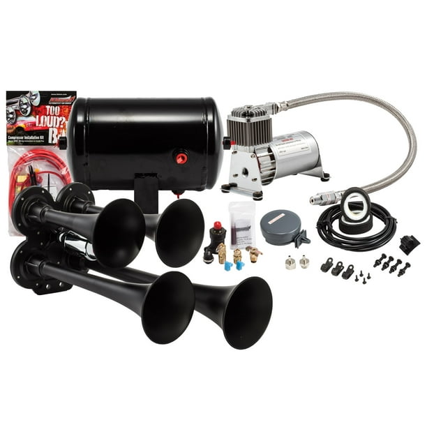 Kleinn Air Horns HK41 Pro Blaster Quad Air Horn Kit